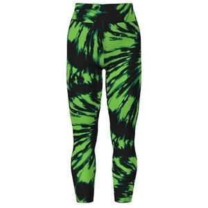 LuLaRoe Halloween Tie Dye Green Leggings Black TC2 Plus Size 20-24